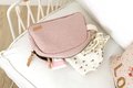 Kozmetická taštička Toiletry Pouch Beaba Canvas Dusty Rose so zipsom ružová