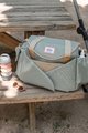 Prebaľovacia taška ku kočíku Beaba Sydney II Changing Bag Heather Sage Green zelená