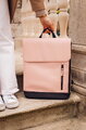 Prebaľovací batoh Oslo Changing Bag Vintage Rose Beaba vodeodolný s prebaľovacou podložkou a popruhmi ku kočíku ružový BE940319