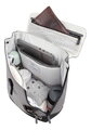 Prebaľovací batoh Oslo Changing Bag Mineral Grey Beaba vodeodolný s prebaľovacou podložkou a popruhmi ku kočíku sivý BE940320