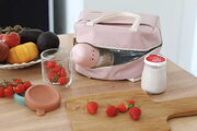 Izotermická taška na obed Isothermal Lunch Bag Dusty Pink Beaba ružová od 0 mes