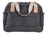 Prebaľovacia taška ku kočíku Geneva II Changing Bag Dark Heather Grey Beaba s prebaľovacou podložkou sivá  BE940326