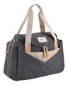 Prebaľovacia taška ku kočíku Sydney II Changing Bag Dark Heather Grey Beaba s prebaľovacou podložkou sivá