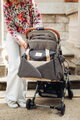 Prebaľovacia taška ku kočíku Sydney II Changing Bag Dark Heather Grey Beaba s prebaľovacou podložkou sivá BE940327