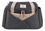 Prebaľovacia taška ku kočíku Sydney II Changing Bag Dark Heather Grey Beaba s prebaľovacou podložkou sivá BE940327