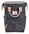 Prebaľovací batoh Wellington Changing Bag Dark Heather Grey Beaba s prebaľovacou podložkou sivý