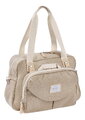Prebaľovacia taška ku kočíku Geneva II Changing Bag Eco Clay Beaba s prebaľovacou podložkou béžová