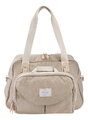 Prebaľovacia taška ku kočíku Geneva II Changing Bag Eco Clay Beaba s prebaľovacou podložkou béžová