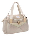 Prebaľovacia taška ku kočíku Sydney II Changing Bag Eco Clay Beaba s prebaľovacou podložkou béžová