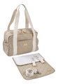 Prebaľovacia taška ku kočíku Paris Changing Bag Eco Clay Beaba s prebaľovacou podložkou béžová