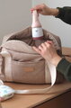 Prebaľovacia taška ku kočíku Paris Changing Bag Eco Clay Beaba s prebaľovacou podložkou béžová