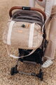 Prebaľovacia taška ku kočíku Paris Changing Bag Eco Clay Beaba s prebaľovacou podložkou béžová
