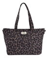 Prebaľovacia taška ku kočíku Madrid Changing Bag Leopard Beaba s prebaľovacou podložkou a popruhmi ku kočíku s leopardím vzorom