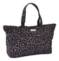Prebaľovacia taška ku kočíku Madrid Changing Bag XXL Leopard Beaba s prebaľovacou podložkou a popruhmi ku kočíku s leopardím vzorom