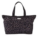 Prebaľovacia taška ku kočíku Madrid Changing Bag XXL Leopard Beaba s prebaľovacou podložkou a popruhmi ku kočíku s leopardím vzorom