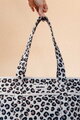 Prebaľovacia taška ku kočíku Madrid Bag Leopard Clay Beaba s prebaľovacou podložkou a popruhmi ku kočíku leopardí vzor
