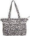 Prebaľovacia taška ku kočíku Madrid Bag Leopard Clay Beaba s prebaľovacou podložkou a popruhmi ku kočíku leopardí vzor