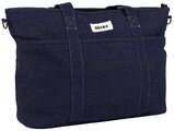 Prebaľovacia taška ku kočíku Madrid Bag Denim Beaba s prebaľovacou podložkou a popruhmi ku kočíku modrá