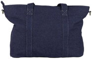 Prebaľovacia taška ku kočíku Madrid Bag Denim Beaba s prebaľovacou podložkou a popruhmi ku kočíku modrá