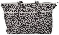 Prebaľovacia taška ku kočíku Madrid Bag XXL Leopard Clay Beaba s prebaľovacou podložkou a popruhmi ku kočíku extra veľká leopardí vzor
