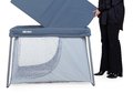 Prenosná postieľka pre bábätko 3in1 Travel Cot Easy Sleep Beaba Mineral Grey evolučná skladacia sivá od 0-36 mes