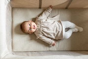 Prenosná postieľka pre bábätko 3in1 Travel Cot Easy Sleep Clay Gazelle Beaba skladacia hnedá od 0-24 mes