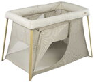 Prenosná postieľka pre bábätko 3in1 Travel Cot Easy Sleep Clay Gazelle Beaba skladacia hnedá od 0-24 mes
