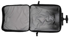 Kufor na kolieskach so sedátkom pre dieťa Carry-On Suitcase With Child Seat Luggage Eazy Sorbet Beaba 2v1 s prídavnými kolieskami pre stabilitu 22 l n