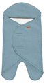 Zavinovačka Babynomade® Double Fleece Beaba Baltic Blue White dvojvrstvová extra teplá modrá od 0-6 mes
