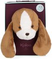 Plyšový pes Les Amis Tiramisu Dog Kaloo hnedý 18 cm z jemného plyšu v darčekovej krabičke od 0 mes