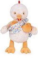 Plyšový otec kohút s kuriatkami Linoo Chicken Dad Plush Paul Kaloo krémový 35 cm z jemného plyšu v darčekovej krabičke od 0 mes