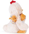 Plyšový otec kohút s kuriatkami Linoo Chicken Dad Plush Paul Kaloo krémový 35 cm z jemného plyšu v darčekovej krabičke od 0 mes