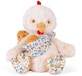 Plyšový otec kohút s kuriatkami Linoo Chicken Dad Plush Paul Kaloo krémový 35 cm z jemného plyšu v darčekovej krabičke od 0 mes