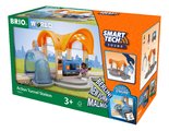 Vlaková stanica s interaktívnym tunelom Smart Tech Sound Station BRIO s osobným vozňom a figúrkou od 3 rokov BRIO9734