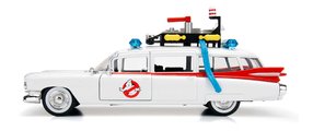 Autíčko Ghostbusters ECTO-1 Jada kovové s otvárateľnými dverami dĺžka 23 cm 1:24 od 8 rokov