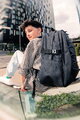 Školský batoh Backpack College Black Jeune Premier ergonomický luxusné prevedenie 45*30 cm