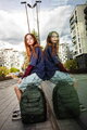 Školský batoh Backpack College Khaki Jeune Premier ergonomický luxusné prevedenie 45*30 cm