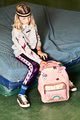 Školská taška batoh Backpack Bobbie Lady Gadget Pink Jeune Premier ergonomický luxusné prevedenie 41*30 cm