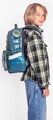 Školská taška batoh New Bobbie Puffer Green Jeune Premier ergonomická luxusné prevedenie 42*30 cm