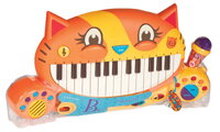 Mačací klavír Meowsic B-Toys elektronický s melódiami a pesničkami od 24 mes BTBX1025