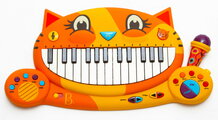 Mačací klavír Meowsic B-Toys elektronický s melódiami a pesničkami od 24 mes BTBX1025