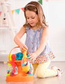 Bowlingová sada B-Toys so svietiacou guľou v praktickom stojane od 24 mes BTBX1640Z