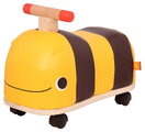 Drevené odrážadlo Včielka B-Toys s otočnými kolieskami od 18 mes BTBX1779Z