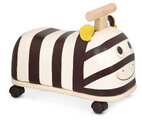 Drevené odrážadlo Zebra B-Toys s otočnými kolieskami od 18 mes BTBX1949Z