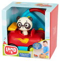 Autíčko na diaľkové ovládanie panda Bingo B-Toys so zvukmi červeno-modré od 24 mes BTBX2318Z