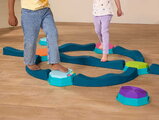 Prekážková dráha so stupienkami Balance & Groove B-Toys modulárna s hudbou a svetelnými efektmi BTBX2473Z