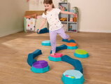 Prekážková dráha so stupienkami Balance & Groove B-Toys modulárna s hudbou a svetelnými efektmi BTBX2473Z