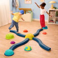 Prekážková dráha so stupienkami Balance Planet Hopper B-Toys modulárna 8 balančných dielov a 8 planét od 24 mes BTBX2494Z