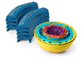 Prekážková dráha so stupienkami Balance Planet Hopper B-Toys modulárna 8 balančných dielov a 8 planét od 24 mes BTBX2494Z