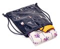 Sac pentru încălțăminte și trening City Bag Jewellery Box Navy Jeune Premier design ergonomic de lux 41*27 cm